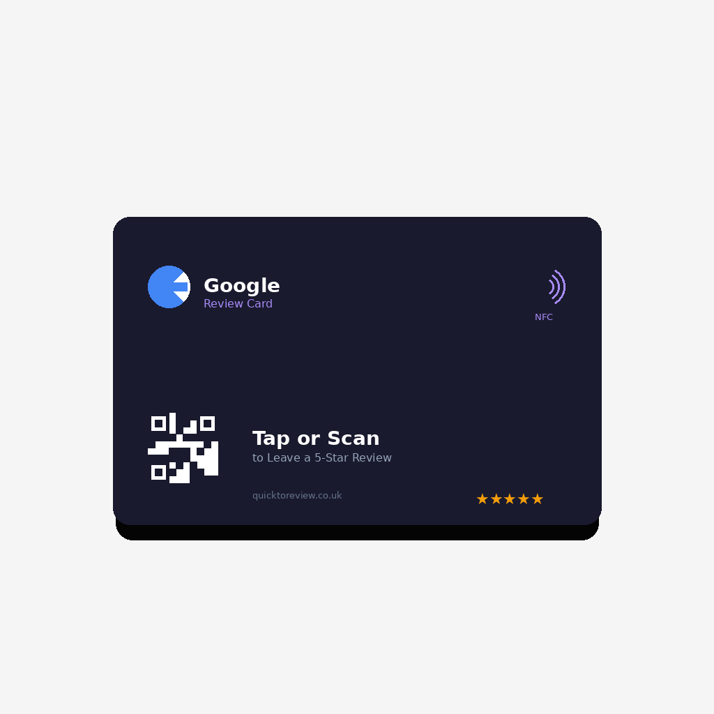 Google Review NFC Card